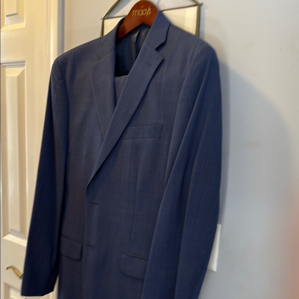 Michael Kors Blue Slim Fit Suit